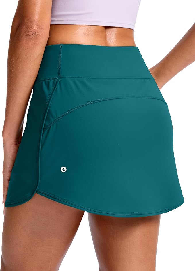 Skorts for Women with Pockets High Waisted Golf Skirts | Built-in Shorts, A Line, Athletic, Casual, Pickleball, Tennis Skirt