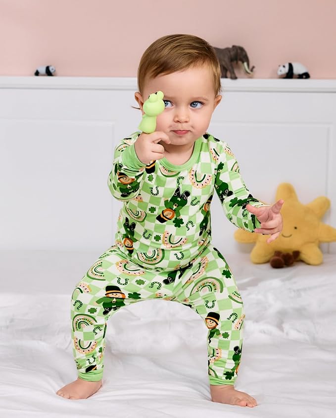 Bamboo Viscose Toddler Girls Kids Pajamas Unicorn Mermaid Pjs Long Sleeve Snug fit 12M-8Y 2pcs Soft Jammies