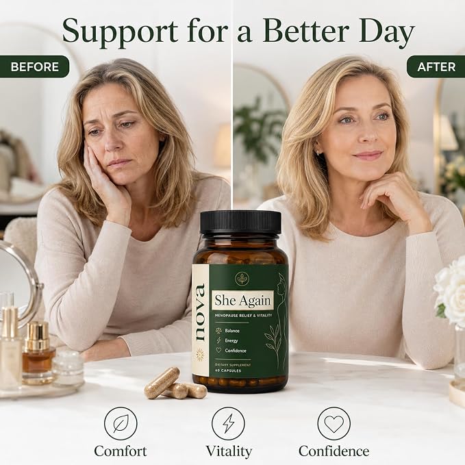 Supplement, Menopouse Reliet & Uttaility for Women, Support Daily Health, 60 Capsules