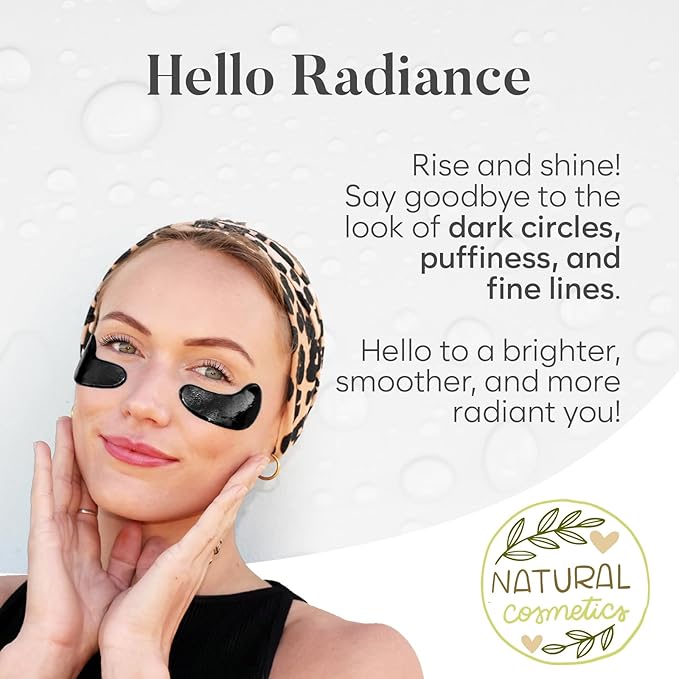 BLOOMORA Snail Mucin Under Eye Patches (30 PAIRS), For Puffy Eyes and Dark Circles, Under Eye Mask with Hyaluronic Acid & Hydrolyzed Collagen, Deeply Hydrating Formula, Patch Yeux