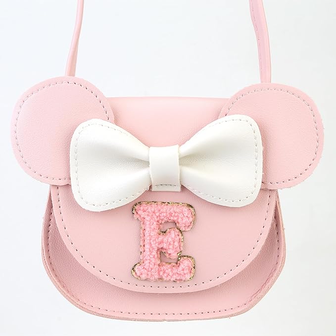 Toddler Purse Girl Gifts,Birthday Gifts for Girls 3-7 Toys for Ages 2-5 Lovable Mouse Ears Kid wallet Shoulder Handbag