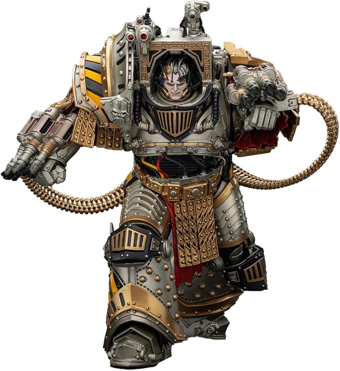 JOYTOY Warhammer 40,000 The Horus Heresy 1/18 Action Figure Iron Warriors Perturabo, Primarch of The lVth Legion Collection Model Birthday Gift Pre Order