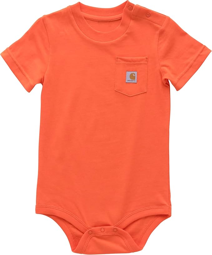Carhartt Unisex Baby, Short-sleeve Bodysuit Pocket T-shirt
