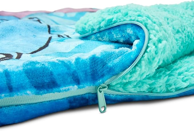 Stitch Sleeping Bag Set - Bundle with Soft Disney Slumber Bag Plus Stickers, More for Kids, Girls | Lilo and Stitch Sleeping Bag 27" x 55"