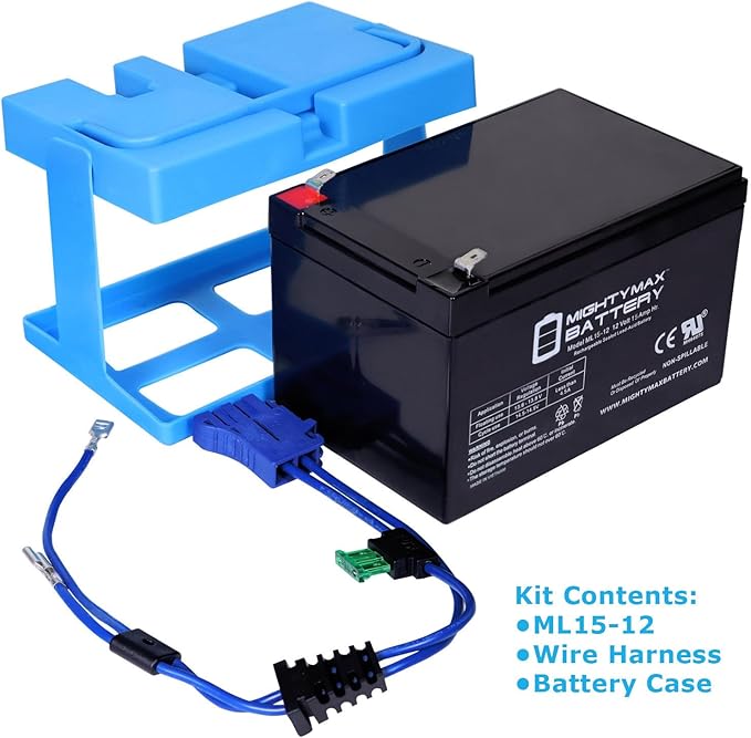 Mighty Max Battery 12V 15AH Replacement Battery Compatible with Little Tikes H2 Toy Car
