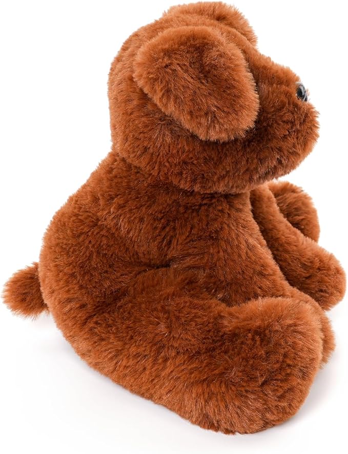 Chocolate Labs Labrador Stuffed Animals, Stuffed Puppies, Retrievers Dog Plush Toys for Kids Boys Girls Birthday Bedtime Gifts, 7.9 inches, Brown Chocolate