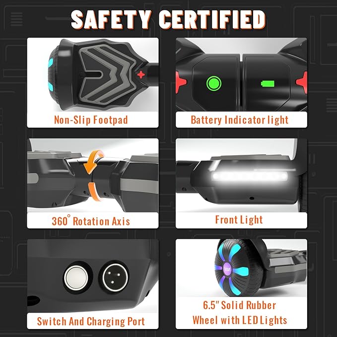 SIMATE Scooter, Bluetooth Speakers and LED Light-Up Wheels, APP Control, Dual 250W Motors, 8.5 mph Max Speed & 8.5 Miles Max Range, Gifts for Kids Adults Girls Boys