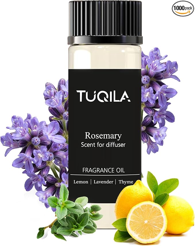 Waterless Diffuser Oil Rosemary - 20ML Sampler Scented Oils for Waterless Diffuser, Aromatherapy Essential Oil with Notes of Lavender, Sage and Amber Gris for Meditation & Deep Relaxation