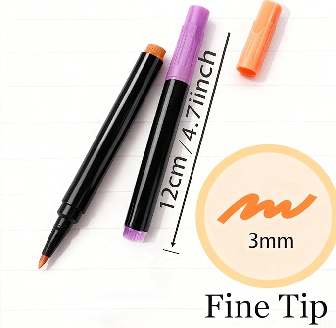 7-Color Markers for LED Note Board with Colors, Compatible with Lumiboard Reusable Doodle Book, Light-Up Acrylic Message Boards,and LED Writing Boards, Neon Markers Erasable Pens