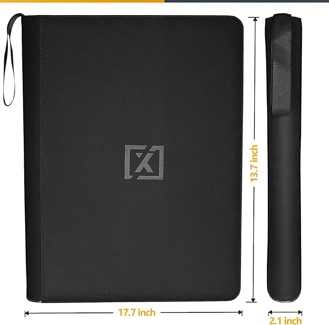X PRO 1000+ Card Binder - Comes with 200 Card Sleeves | Compatible with TCG, Sports, MTG & More - 16 Pocket Card Binder | TCG Binder