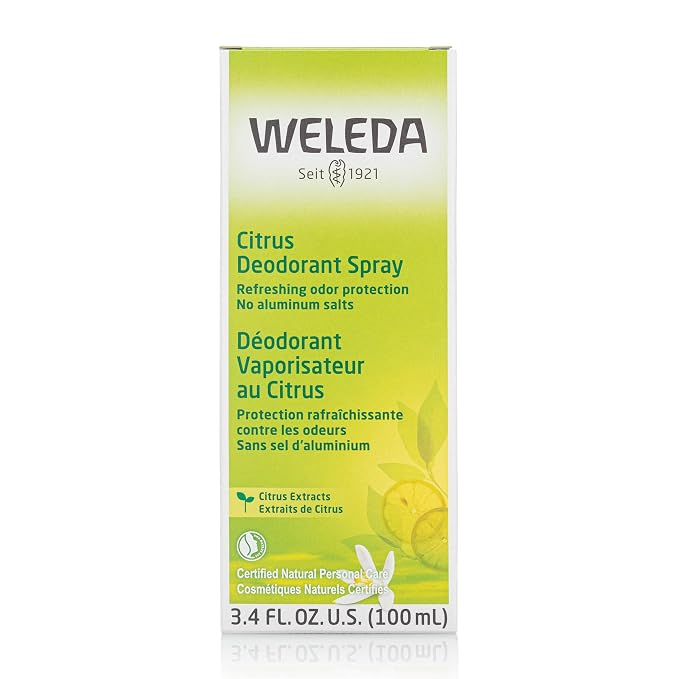Weleda Citrus Deodorant, 3.4 Fluid Ounce