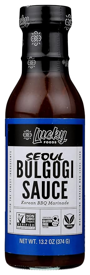 Lucky Foods, Korean BBQ Bulgogi Sauce, 13.2 Ounce
