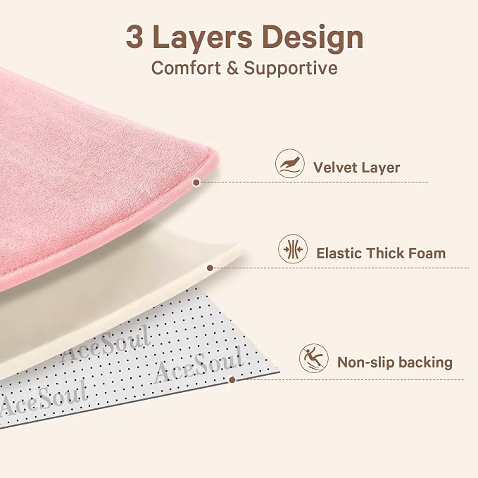 Baby Play Mat for Floor,Ultra Thick Elastic Foam 79"x110" Playmat Tummy Time Muscle Crawling Exercise Activity Cushion Gym Mat Nursery Playroom Area Kids Rug for Babies, Toddlers,Infants,Pink