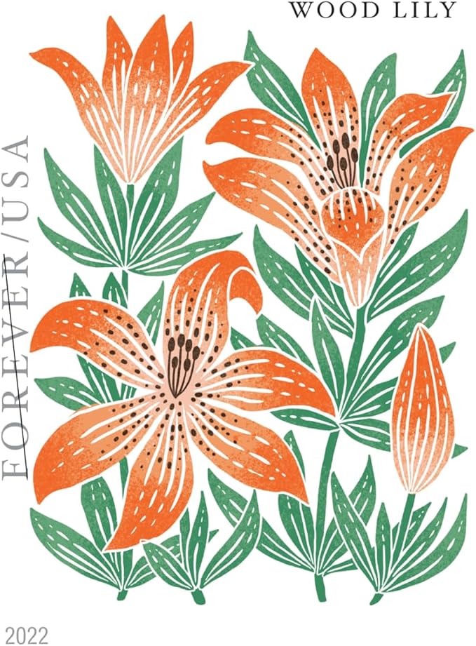 2022 Mountain Flora Wild Flowers Garden Forever First Class Postage Stamps - Garden, Flowers, Nature, Valentine, Wedding, Celebration, Anniversary, Love, Party (100 Stamps (5 Books of 20))