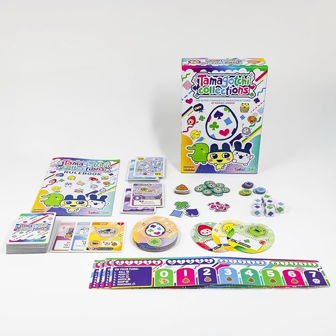 Tamagotchi Collections - The Quirky Tomagotchi Management Game: Feed, Play, and Care for Your Friends. for Ages 8 Years and up - 2 to 4 Players