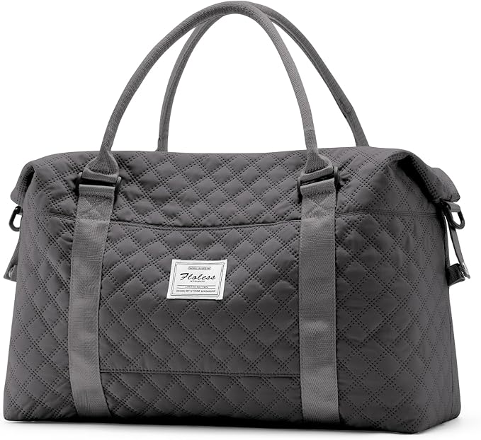 Travel Duffel Bag, Carry On Overnight Weekender Bags for Women | Travel Bag with Wet Pocket & Trolley Sleeve, For Spirit Airlines 18x14x8 Personal Item Bag