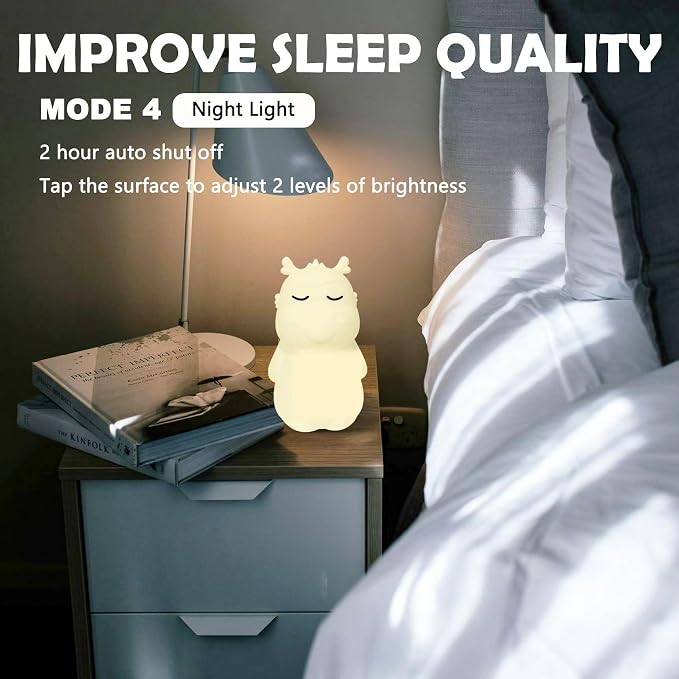Breathing Loong Guided Visual Breathing Light for Mindfulness Relief | Relaxation Tool | Focus Meditation Device & Calming Night Light | Ideal for All Ages, Home & School Use (Loong)