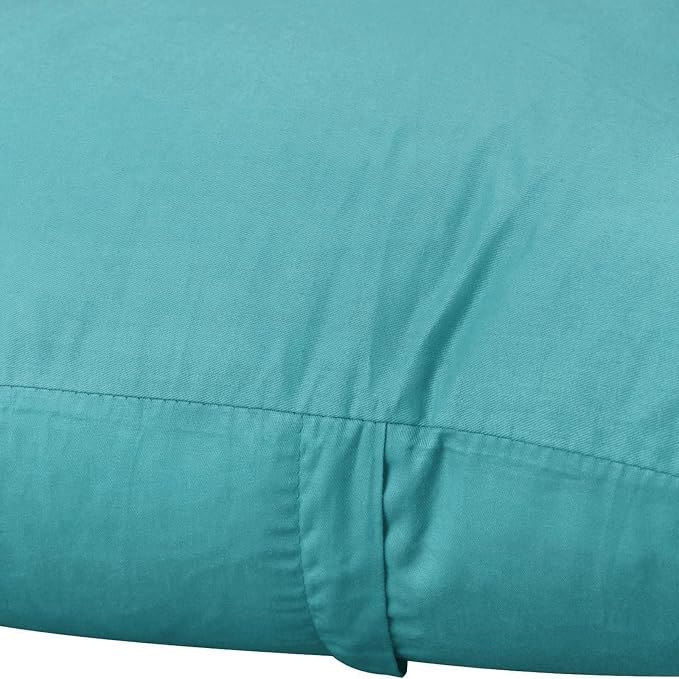 Thmyo 4-Pack 100% Cotton Comfortable Solid Decorative Throw Pillow Case Square Cushion Cover Pillowcase Sublimation Blank Pillow Covers DIY Throw Pillowcase for Sofa Bedroom(24x24 inch/ 60x60cm,Green)