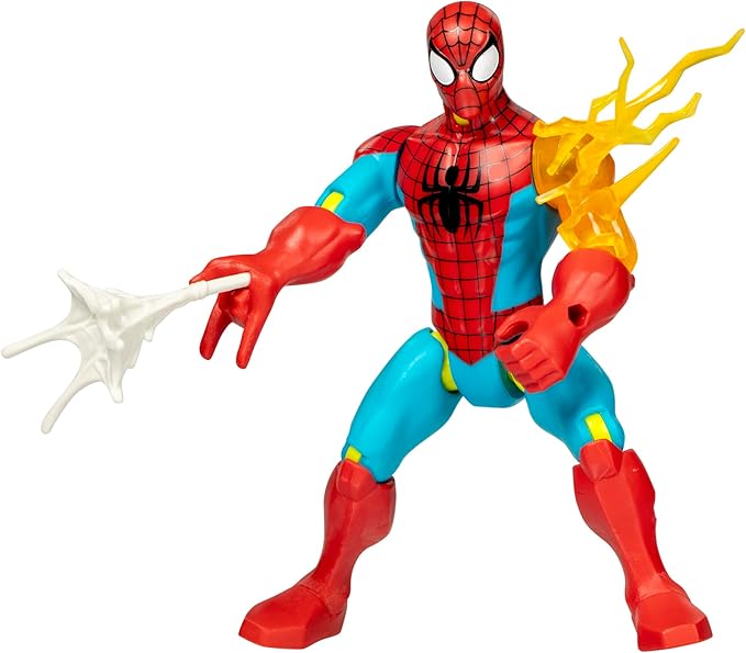 Spider-Man Marvel MixMashers Custom Mix-and-Match Action Figure & Accessories, 5-Inch-Scale Super Hero Toys for Kids Ages 4+