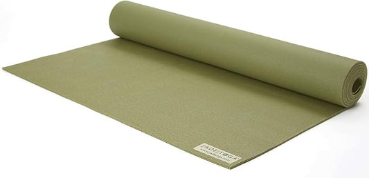 JadeYoga Travel Yoga Mat - Packable, Lightweight, and Portable Yoga Mat - Non-Slip Natural Rubber Mat for Women & Men - Great for Yoga, Home, Gym, Pilates, Fitness, and Stretching