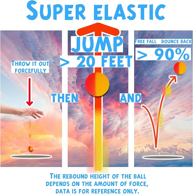 50Pcs 32mm Bouncy Balls for Kids,Rubber High Bouncy Balls,Bright Assorted Multicolor Bouncing Balls for Boys Girls,Kids Party Favors Gifts,School Carnival Prizes