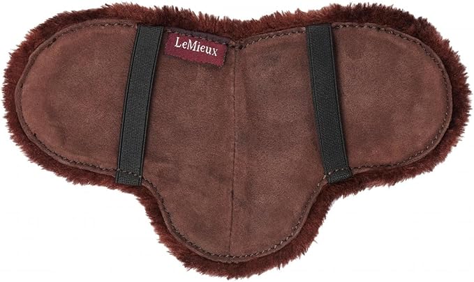 LeMieux Toy Pony Showing Numnah for Toy Pony - Soft Suede & Cotton Lining - Suitable for Ages 3 Years + - Gift for Kids - Brown