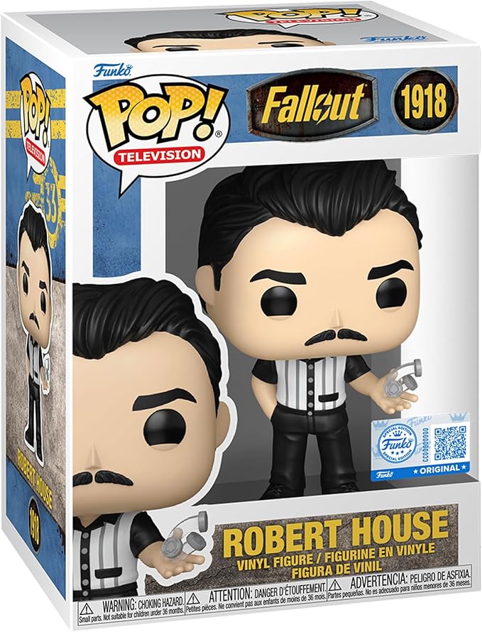 Funko Pop! Television: Fallout TV - Robert House - Amazon Exclusive - Collectable Vinyl Figure - Gift Idea - Official Merchandise - Toys for Kids & Adults - TV Fans - Figure for Collectors and Display