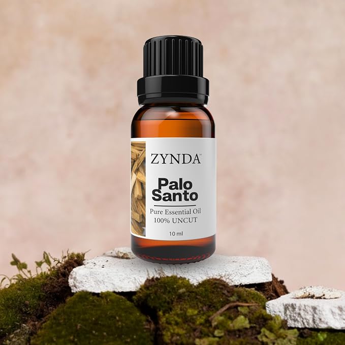 Palo Santo Essential Oil – 100% Pure & Natural Palo Santo Oil for Aromatherapy, Meditation & Relaxation – Grounding Scent for Diffuser, Massage & Beard Care