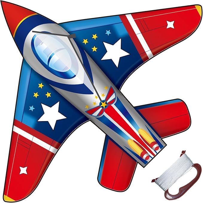 TOY Life 55.9'' Kites Easy to Fly for Kids Adults with 328.1 FT String, Beach Kite Outdoor Game Outside Toys Activity, Beach Toys for Kids, Gift for Boys Ages 4-8