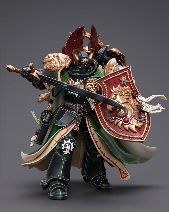 Pipigirl 1/18 Action Figure 7.08-Inch Dark Angels Primarch Lion ElJonson Collection Model Christmas Birthday Gifts