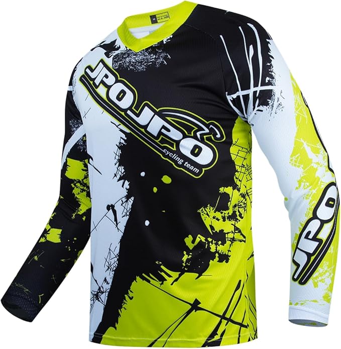 Dirt Bike Jersey for Youth, Kids Mountain Bicycle Shirt Long Sleeve Children Downhill Jerseys for Motorcycle Motocross