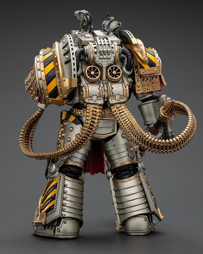 JoyToy Warhammer 40K 1:18 Action Figures, Iron Warriors Perturabo, Primarch of The lVth Legion, 7.2 in High