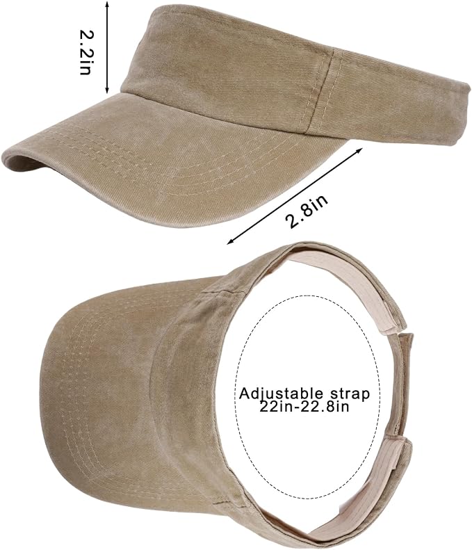 Marrywindix 1 Piece of Sport Wear Athletic Visor Sun Sports Visor Hat Visor Adjustable Cap for Women and Men
