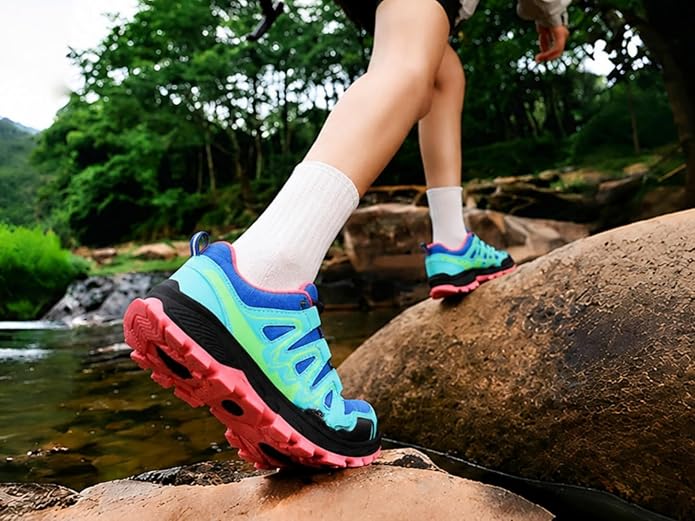 Women Hiking Shoes Casual Non-Slip Lightweight Comfortable Running Fashion Sneakers Walking Trekking Outdoor Shoes