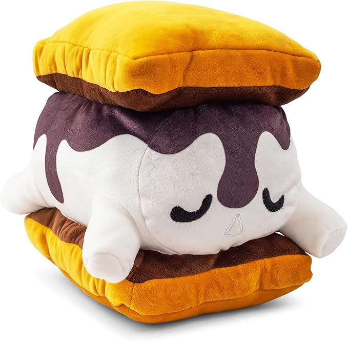 MoshiOshis Yume Mashumaro S'More 9-Inch Character Plush Toy | Huggable Soft Stuffed Toy Collectible for Cuddling