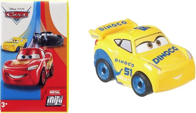 Pixar Disney Cars 3 Die-Cast Mini Racers Blind Boxes - Bundle of 3