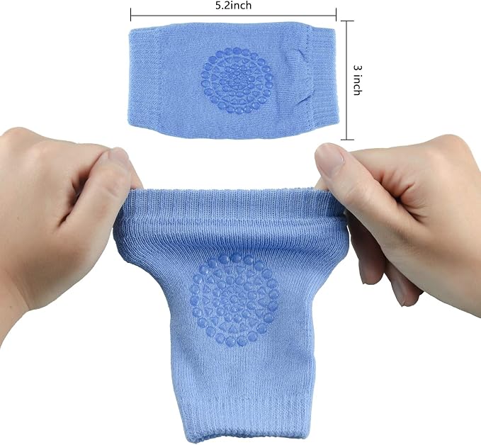 Little World Baby knee Pads for Crawling - Anti Slip Unisex Baby Knee Protectors - Toddler Knee Pads Gift Idea for Baby