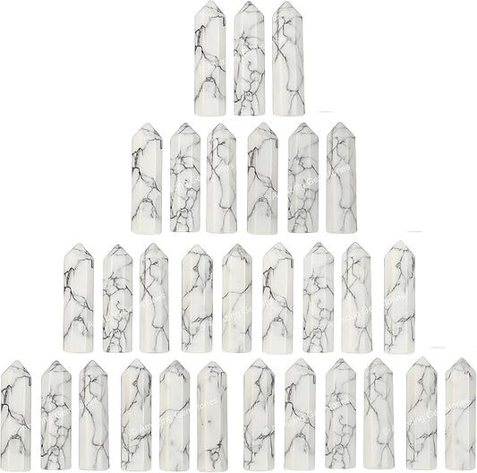 Amazing Gemstone Crystal Points Bulk Healing Crystals & Stones - Premium Single Terminated Healing Wand Point Bulk Crystals for Crafts, Crystal Grid, DIY Work
