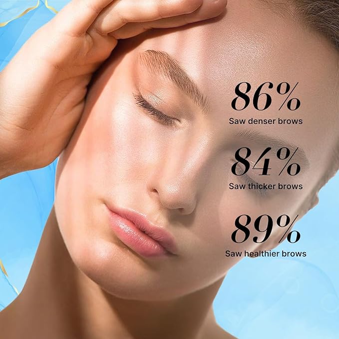 VieBeauti Eyebrow Growth Serum 5mL – Brow Serum for Fuller & Thicker Looking Brows, Advanced Nourishing Formula, Vegan & Cruelty-Free, Gentle for Sensitive Skin