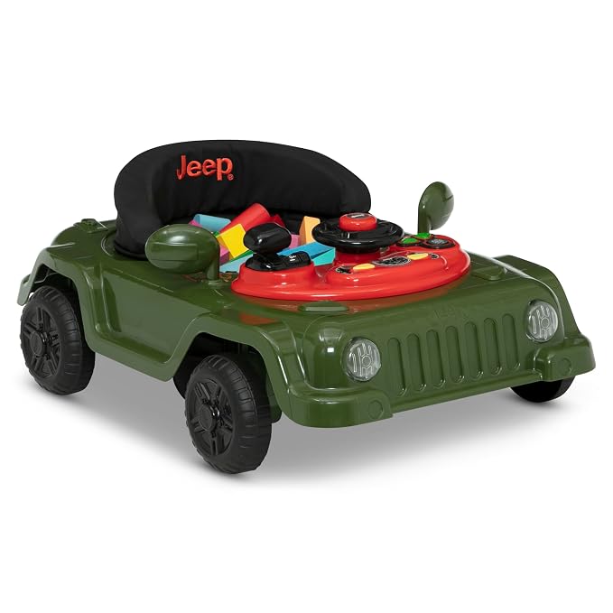Jeep Wrangler Activity Walker by Delta Children, Green