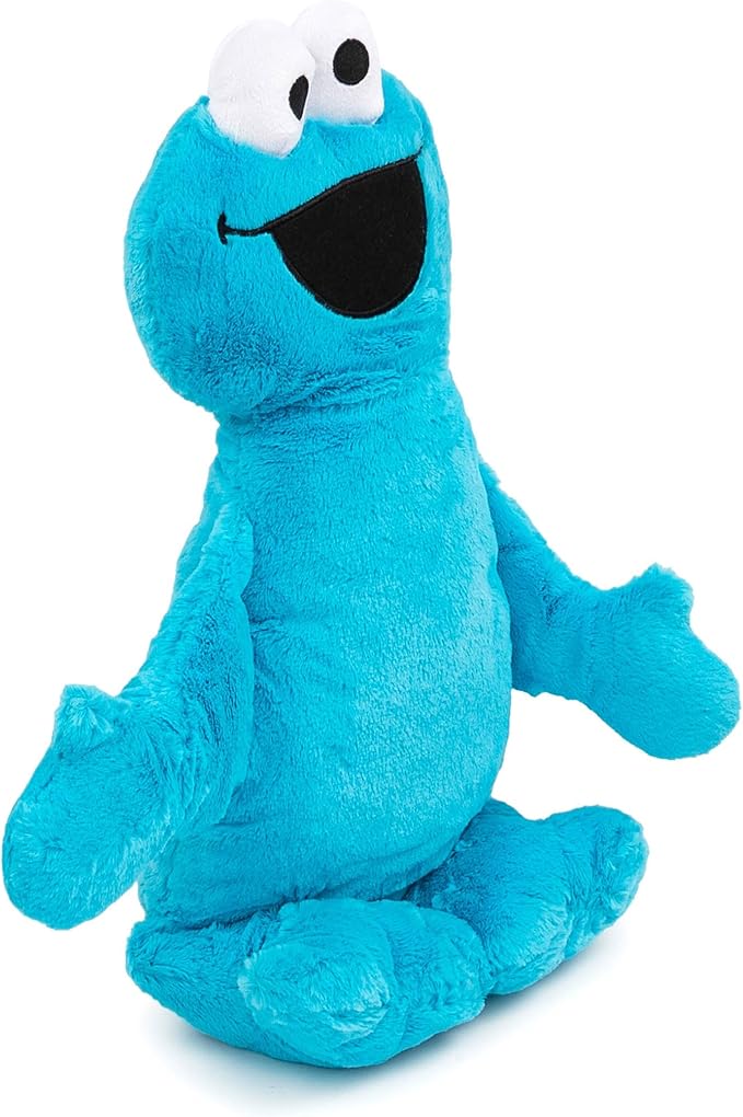 Jay Franco Sesame Street Plush Stuffed Cookie Monster Large Pillow Buddy - Super Soft Polyester Microfiber, 22 inch (Official Sesame Street Product)
