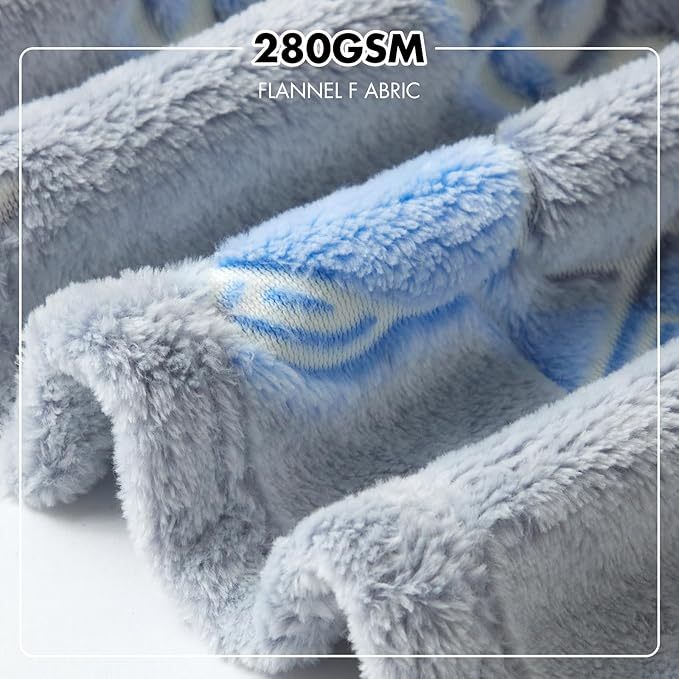 Glow in The Dark Soccer Blanket Gifts for Boys, Soft Blanket 3 4 5 6 7 8 9 10 Year Old Kids Gifts, Toddler Boys Toys Age 6-8,Gifts for Boys for Valentine's Day Birthday Gifts Presents,50"x60"
