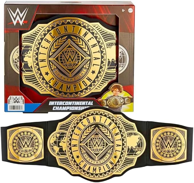 Mattel WWE Championship Title Belt, Adjustable for Kids Role Play