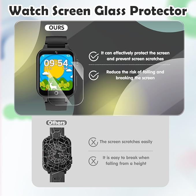 Kids Games Watch, with 26 Puzzle Games, Touch Screen, HD Camera, Alarm Clock, Toys for Ages 4-12 Years Old.Birthday Gift for Boys Girls (Black)