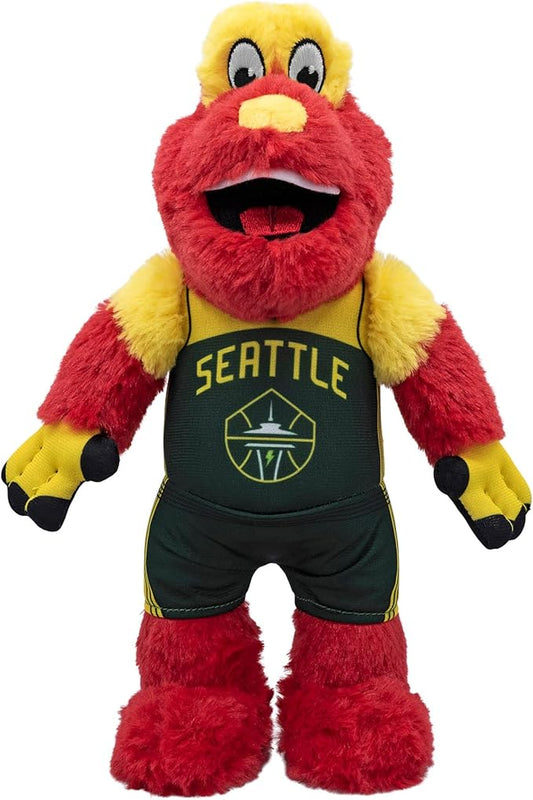 Bleacher Creatures Seattle Storm Doppler 10" Mascot Plush Figure - A Mascot for Play or Display