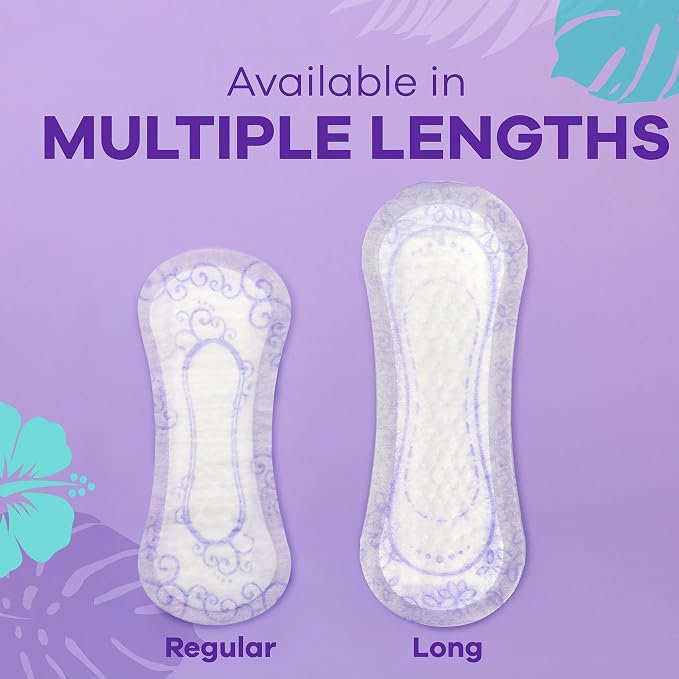 Always Radiant Pantiliners, Regular, Unscented, 48 Liners (Pack of 2)