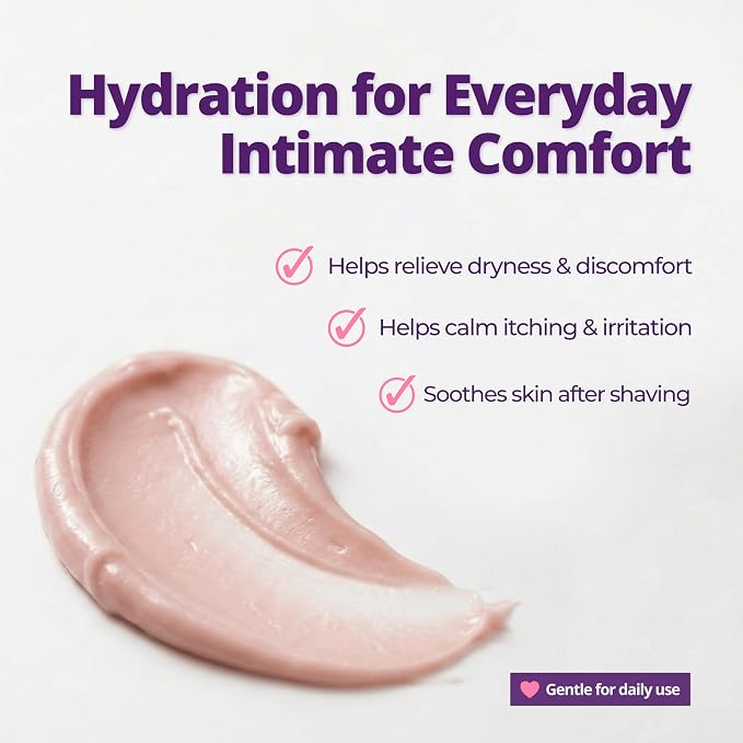 Vulva Balm (Rose & Mint, 2oz + 0.5oz) – All-in-One Organic Vaginal Moisturizer Cream with 11 Botanicals – Natural, Travel-size Vaginal Itch Cream – Hydrates & Soothes Redness, Dryness & Irritation