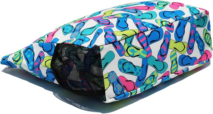 ESVAN LARGE BEACH BAG Water Resistant Lightweight 20 inch Women Oversize Tote Bag for Gym Beach Travel Pool Yoga Nurse