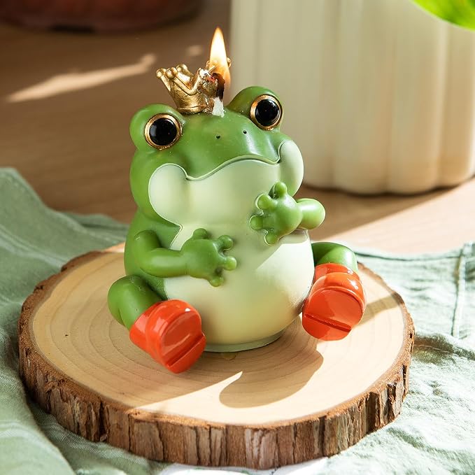Frog Prince Aromatherapy Scented Vegetable Wax Candle