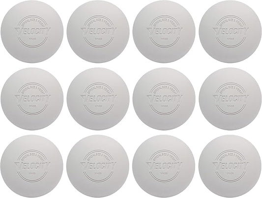 Velocity Lacrosse Balls - 1, 2, 3, 6, 12, 18, 24, 36, 60 and 120 Packs - for Practice, Official NFHS and College Approved Size